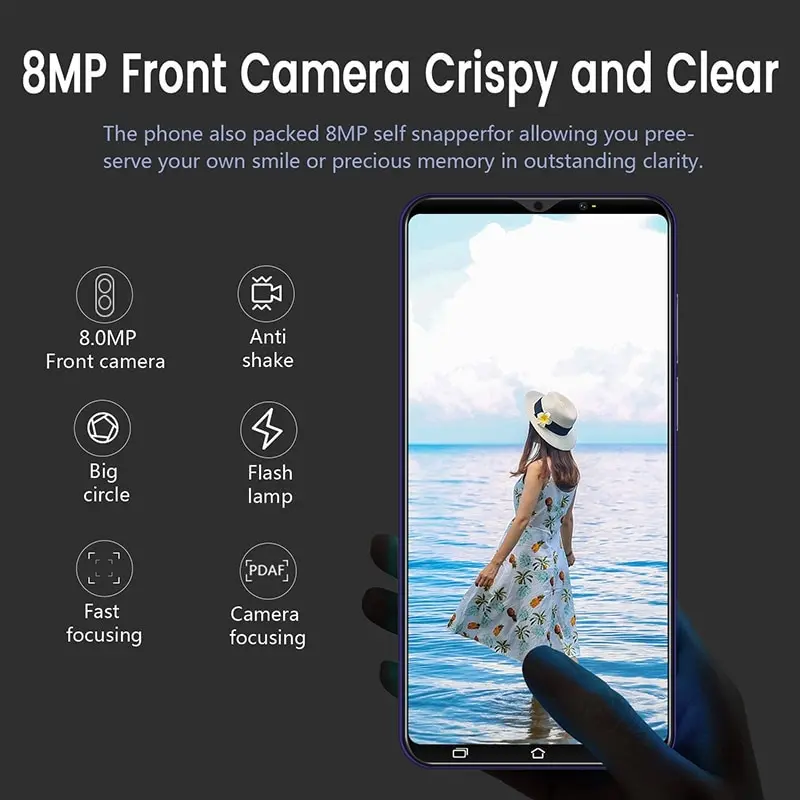 

2021 Note10 5.0 Inch Full Screen Smartphone 8 Core 4GB Dual Camera Andriod Phone 4000mAh Fast Focusing Cell Phone Drop Shopping