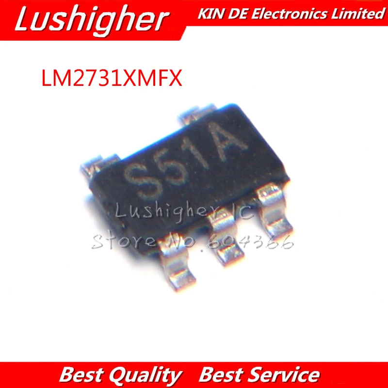 

10 шт. LM2731XMFX LM2731 S51B SOT23-5 LM2731XM LM2731X LM2731XMF