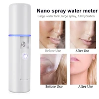 nano mist facial sprayer usb humidifier rechargeable nebulizer face steamer moisturizing beauty instruments with power bank