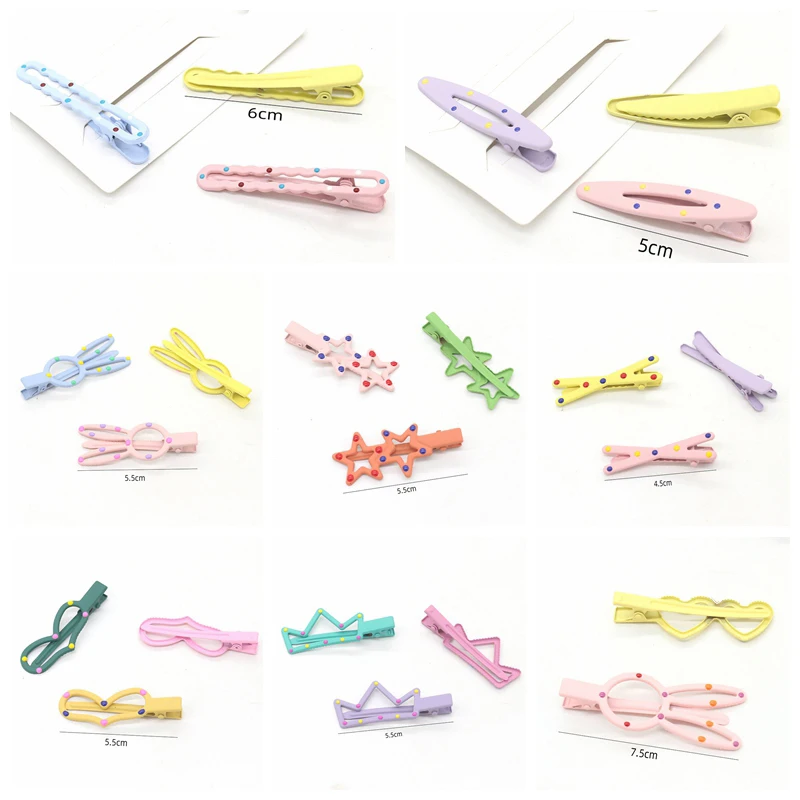 Краски капель масла в горошек из алюминиевого сплава с соской Заколки для волос