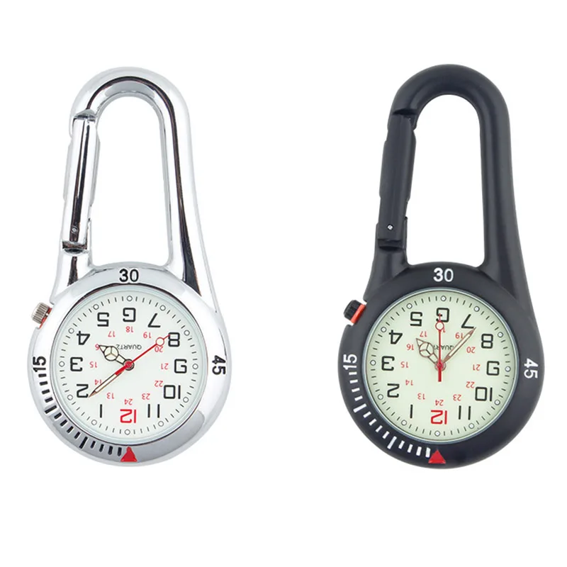 Карабин на зажиме часы для пеших прогулок альпинизма наружный рюкзак TB