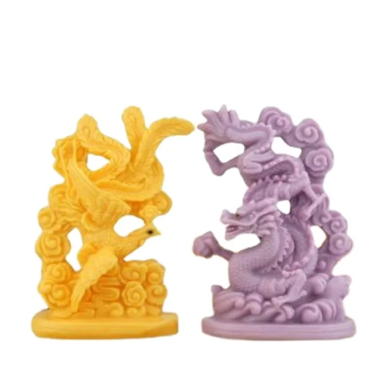 

3D Prosperity Brough Salt Carving Mold Creative Kitchen Multi-Functional Salt Mold Ice Carving Three-Dimensiona Silicone Mold