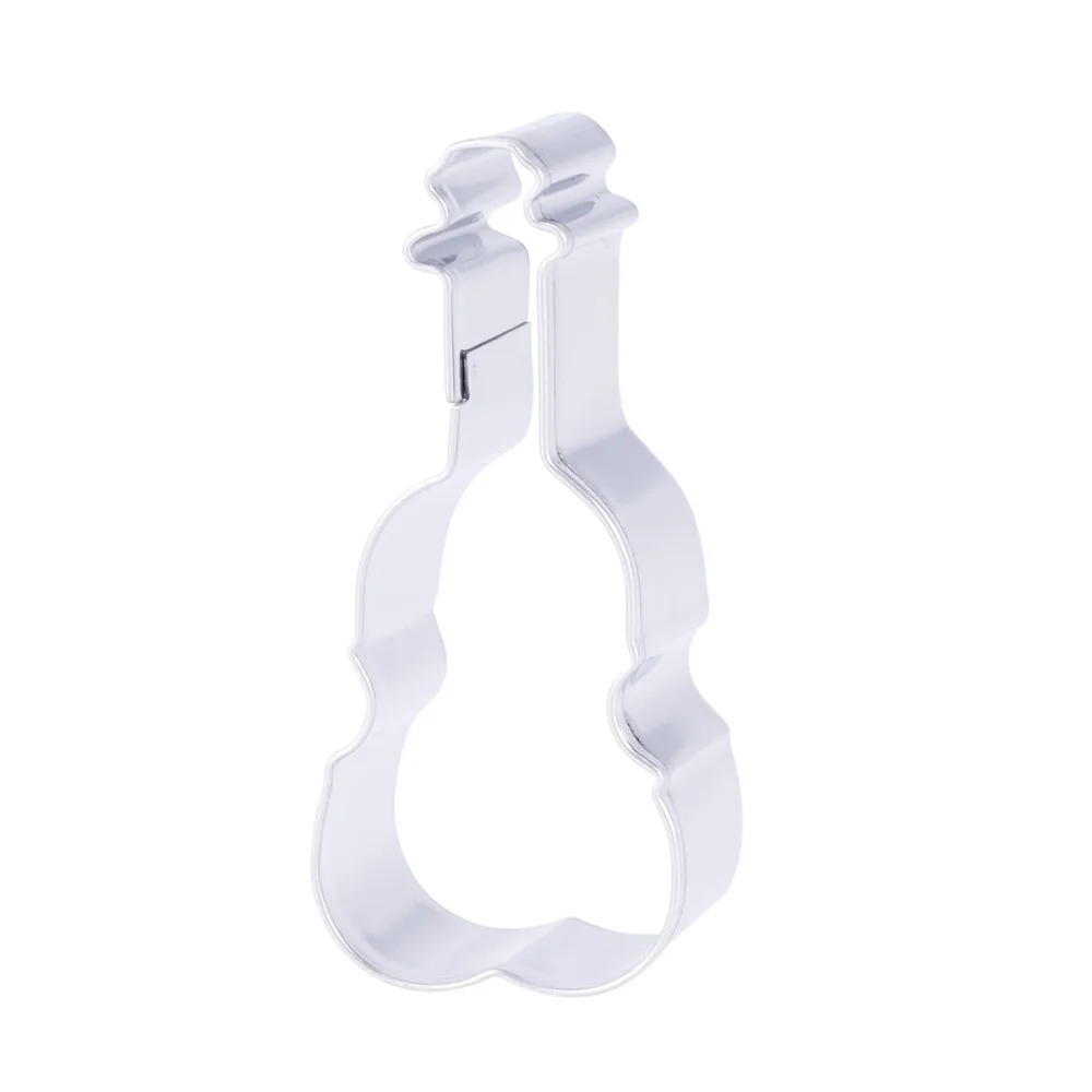 Форма для печенья из нержавеющей стали в форме гитары формы шоколада сделай сам