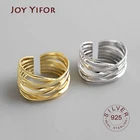 S925 Серебро Кольца для женщин, хлопок Оксфорд палец открытое регулируемое кольцо Мода Винтаж тонкой jelwery