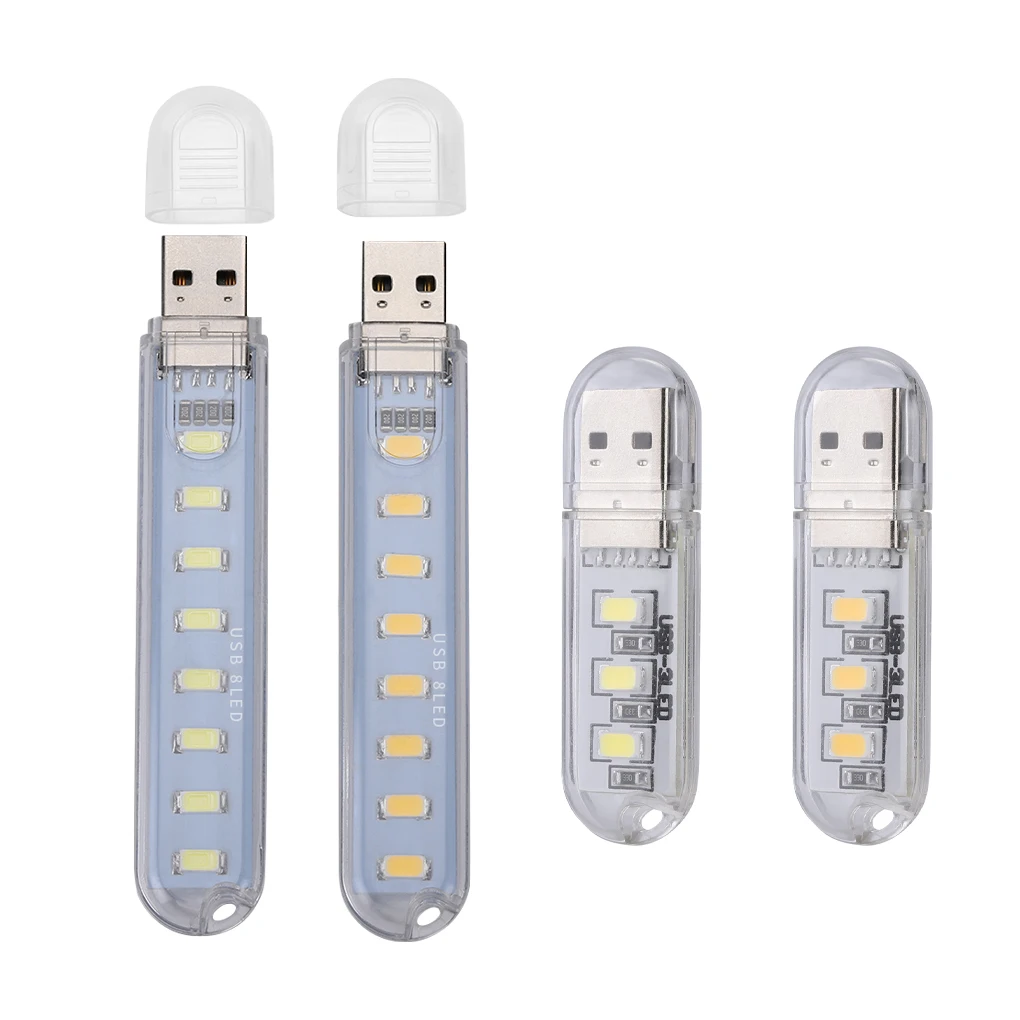 Мини Портативный USB Настольный светодиодный светильник DC5V ультра яркая лампа для