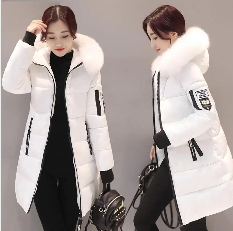 

Fashion Winter Cotton-Padded Jacket Female Coat Down Cotton-Padded Clothes Women Thick Cotton-Padded Girl Kpop Slim Jacket