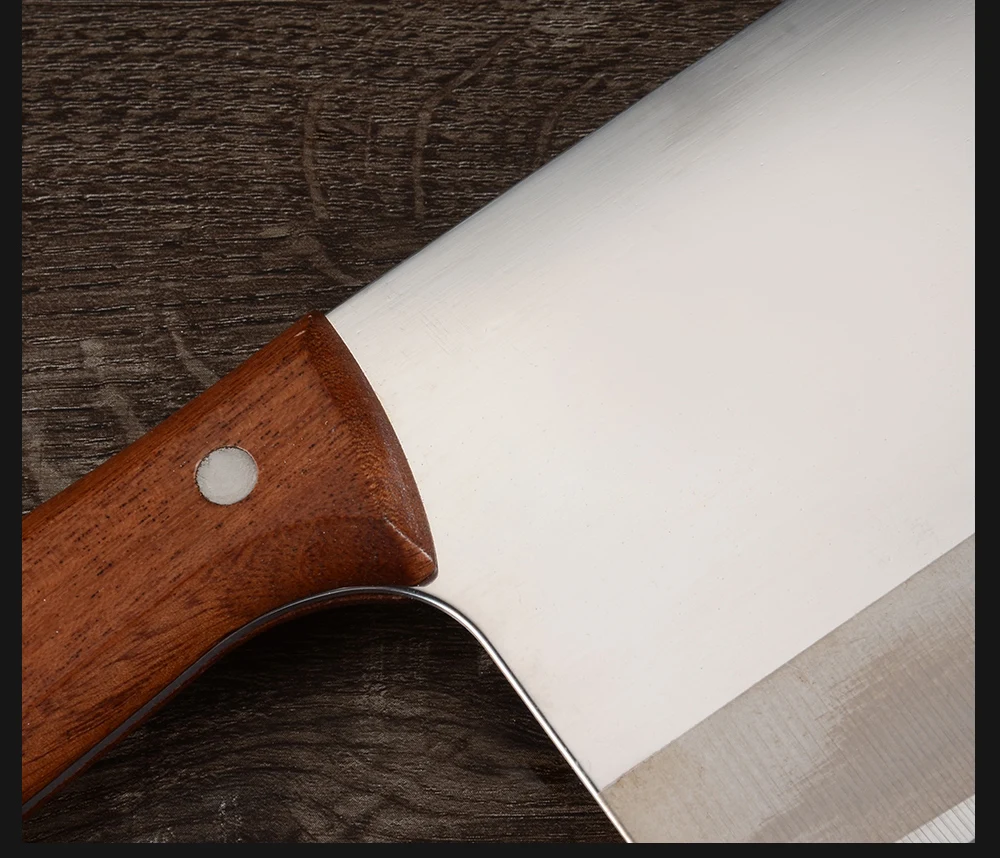 XYj 8 дюймов нож для мясника из нержавеющей стали, Профессиональные Кухонные ножи, острый нож, разделочный кухонный мясницкий нож, шеф-повара Nakiri