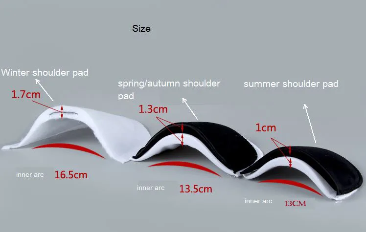 10 пар губчатые плечевые накладки для футболок и юбок|foam shoulder pad|shoulder padsewing pads |