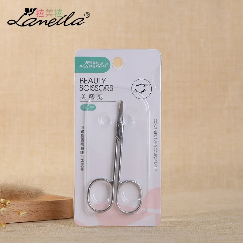 

Ножницы для бровей из нержавеющей стали xiu mei jian, ножницы для бровей, триммер для волос в носу, гаджеты для красоты A0410