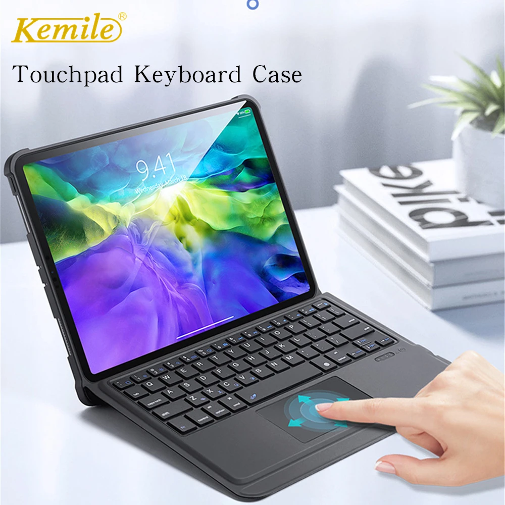 Чехол с тачпадом Keybaord для iPad Pro 11 2020 Air 3 10 5 Funda W pencil holder чехол 8th 2 4 9 | Компьютеры и