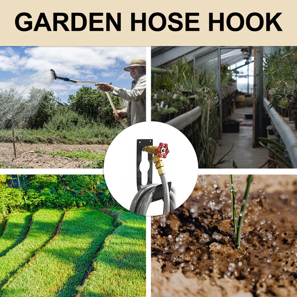 

2pcs Practical Storage Hook Durable Watering Hooks Concise Hook For Water Pipe