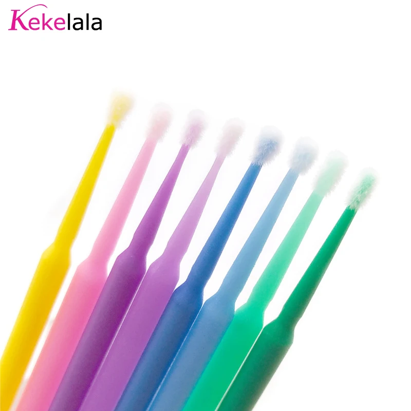 Kekelala 100PCS/Bottle Eyelash Extension Cleaning Swabs Lash Lift Glue Remover Applicators Microblade Makeup Micro Brushes Tool images - 6