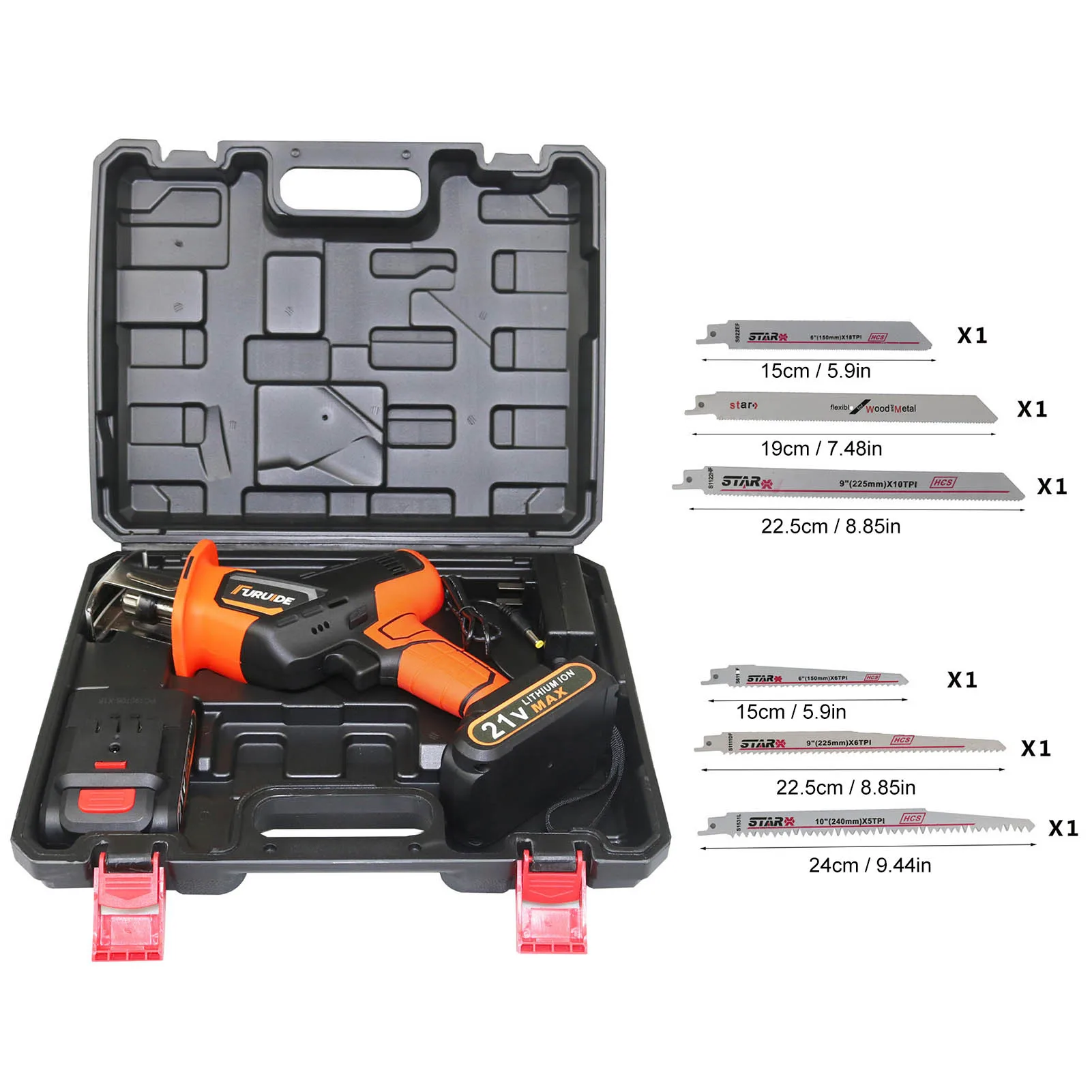

Rechargeable Reciprocating Saw Kit Cordless Reciprocating Saw With Battery