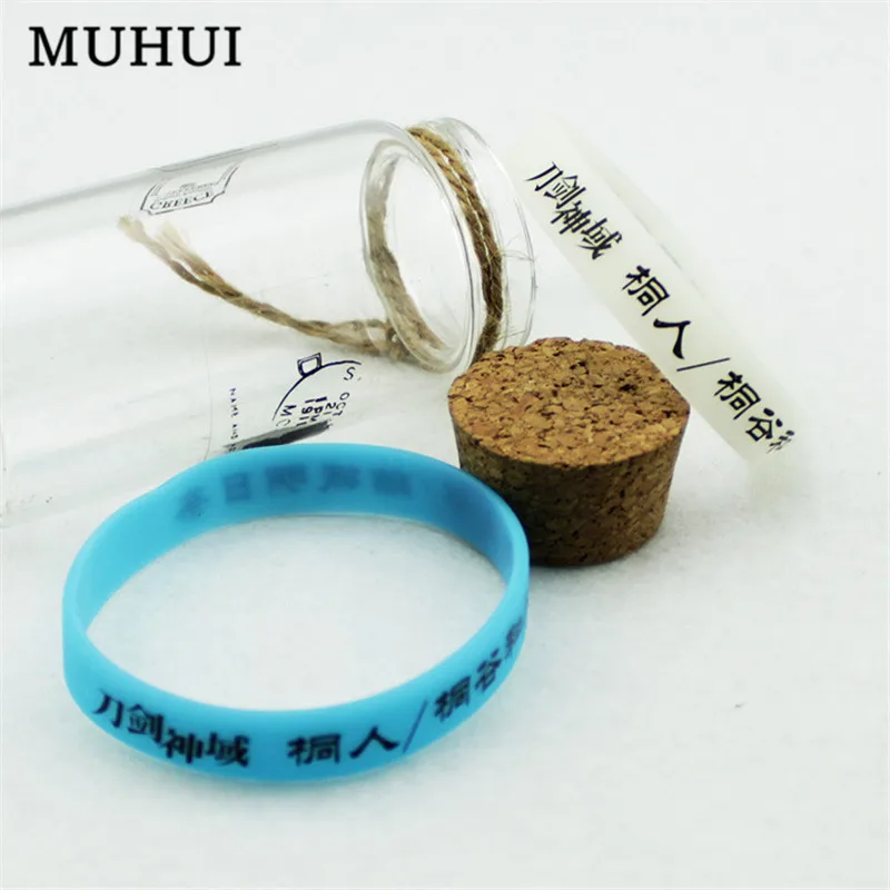 Мультяшный аниме меч искусство онлайн карамельные цвета силиконовый спортивный