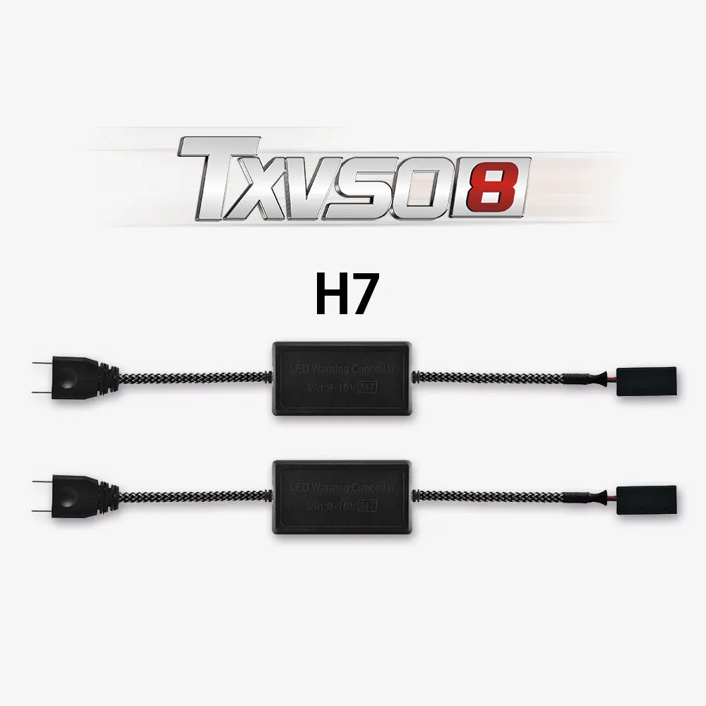 H7 скрытый светодиодный фары конверсионный комплект Canbus без ошибок матовые