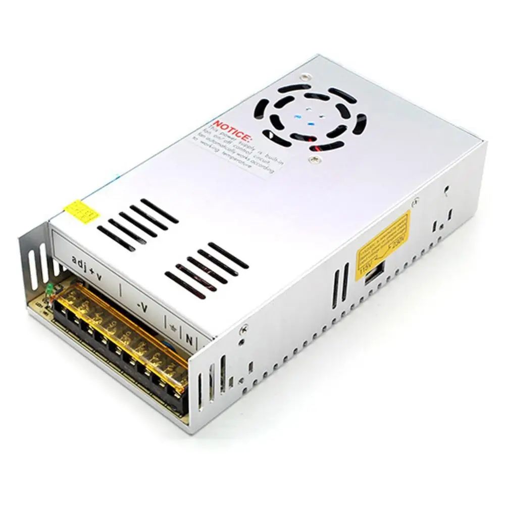 

LED Transformer 24V 15A 360W Switching Power Supply Driver for LED Strip AC 100-240V Input to DC 24V free shipping