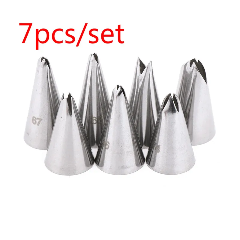 7 шт./компл. листья сопла набор покрытие из нержавеющей стали трубопровод насадки