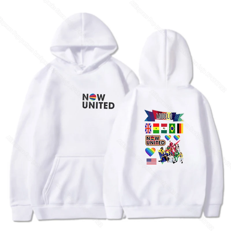 

Autumn Winter Men Now United Hoodie Unisex Sweatshirt Male Pullover Sudadera Oversized Streetwear Trendy Casual Coat Clothing