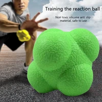 3pcs hexagonal trainning ball outdoor fun reaction ball silicone agility coordination reflex exercise fitness training ball