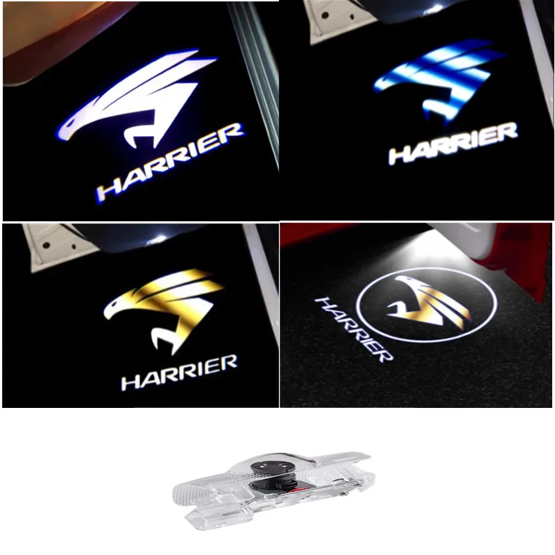 2 шт. для Toyota HARRER Световой знак на автомобильной двери, проекторная лампа Harrier Styling, приветствие.