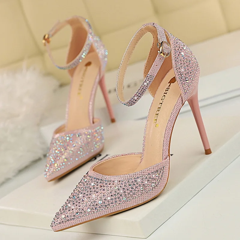 Женские туфли на шпильке классические женские свадебные вечерние с