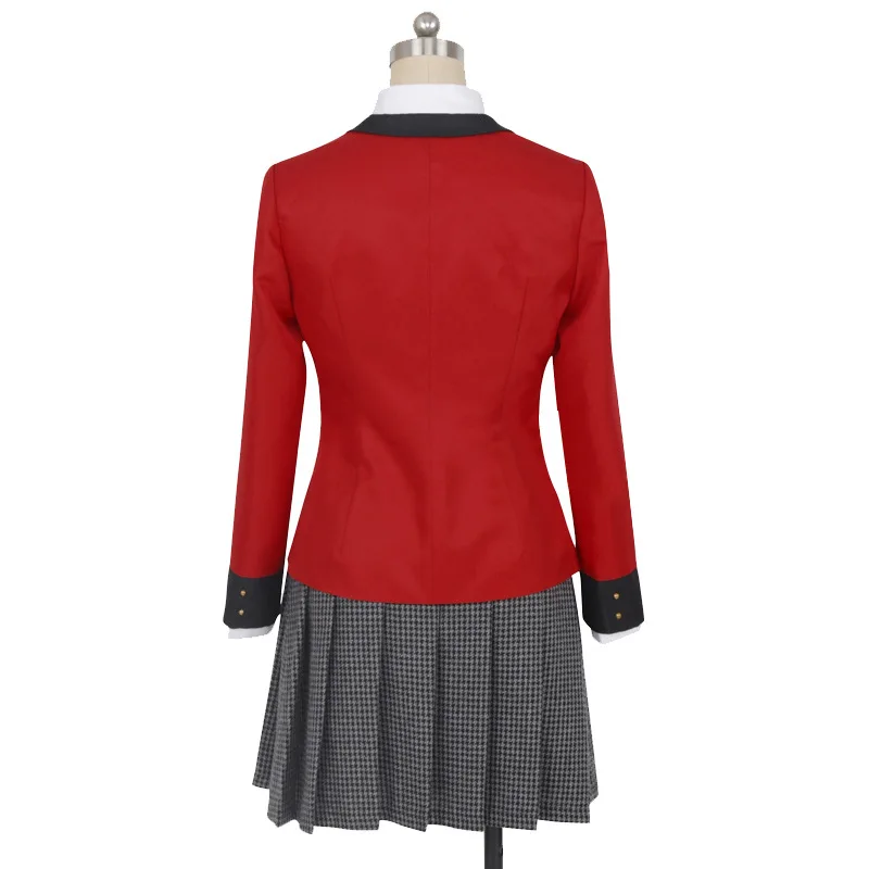 Аниме Kakegurui Yumeko Jabami Twin Костюмы для косплея Японская школьная форма девочек