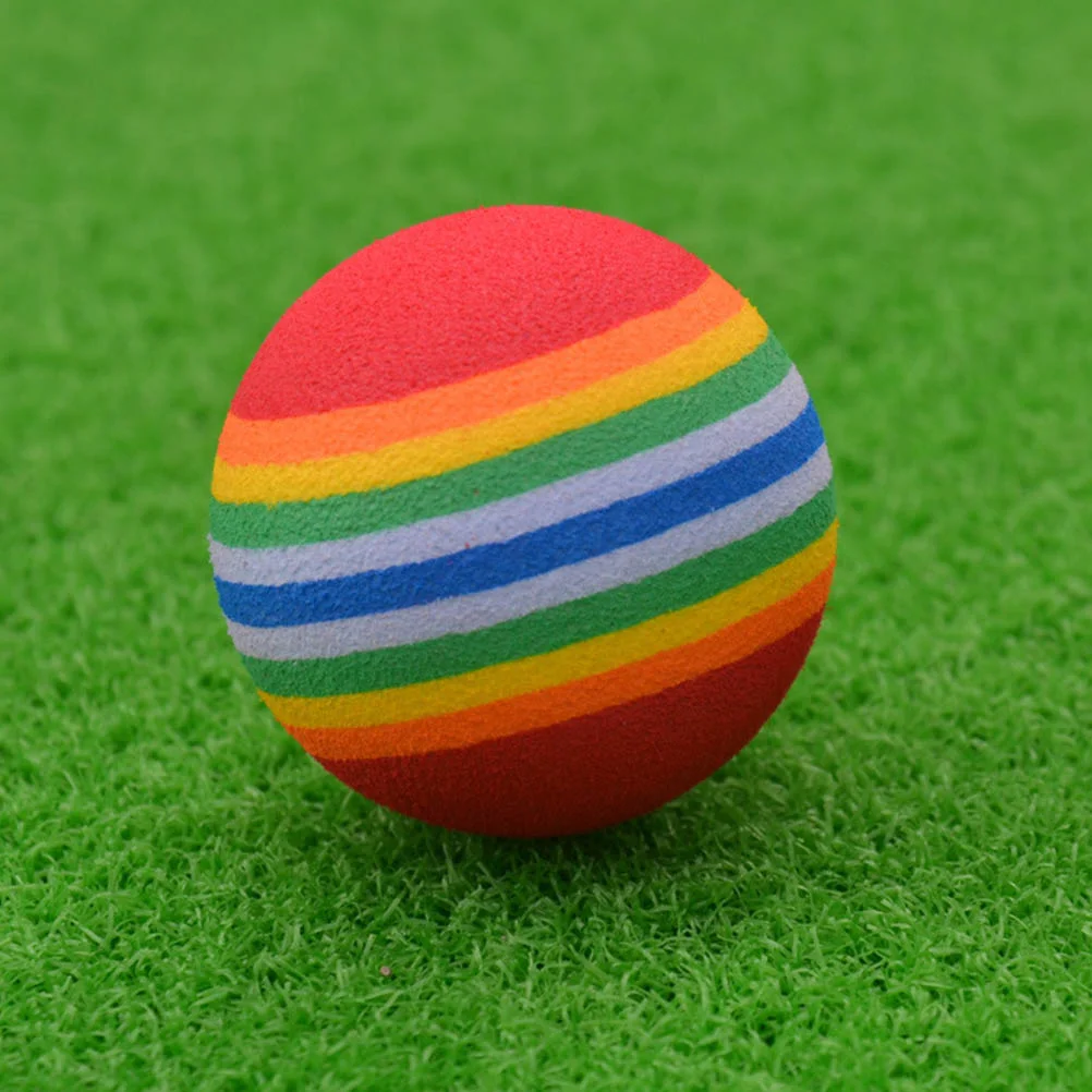 

8pcs 42mm Rainbow EVA Practice Indoor Training Aid Training (Colorful)