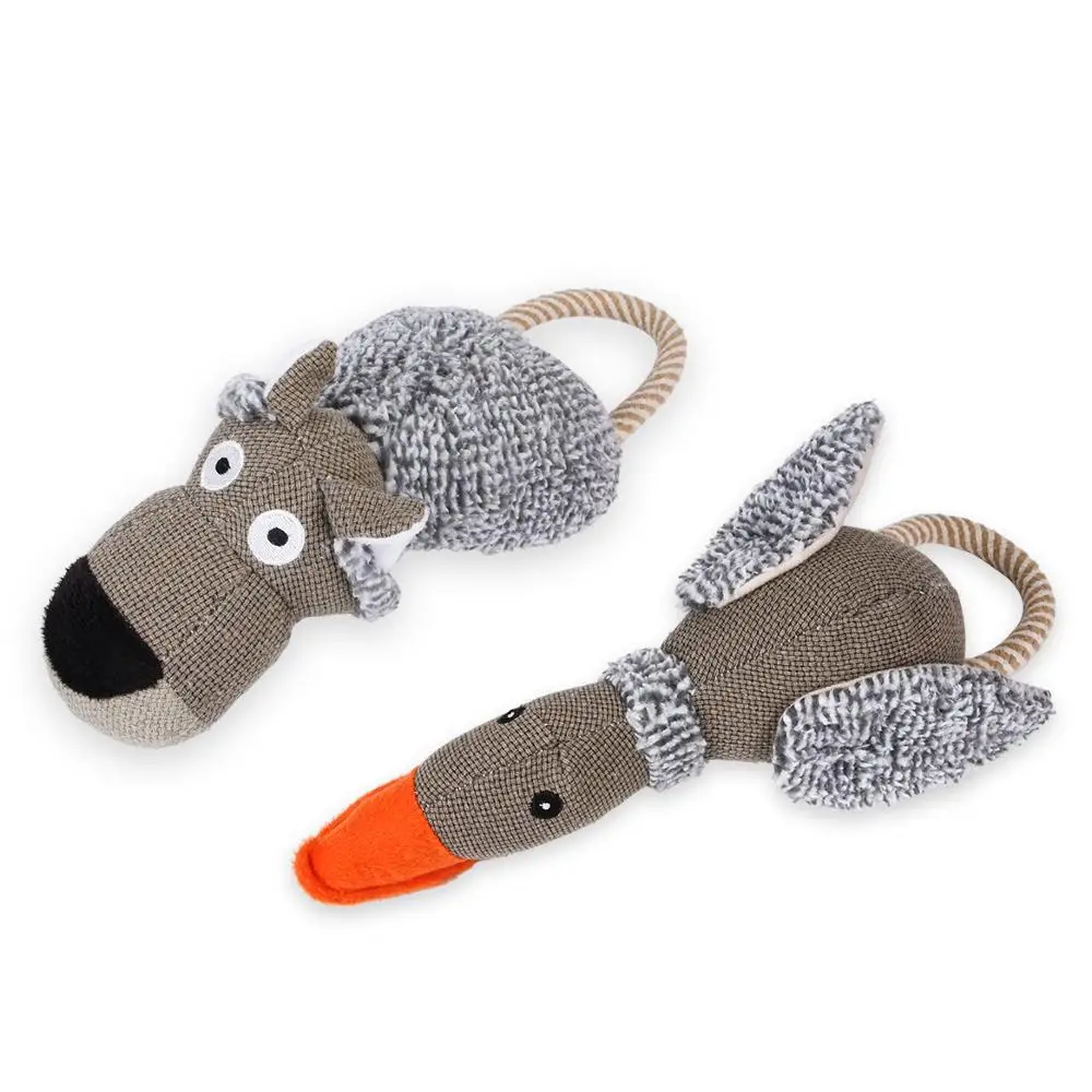 

Cotton Rope Knot Dog Chew Toy Pet Teeth Cleanery Dog Bite Resistent Funny Chew Interactive Puzzle Toy Pet Cat Supplies