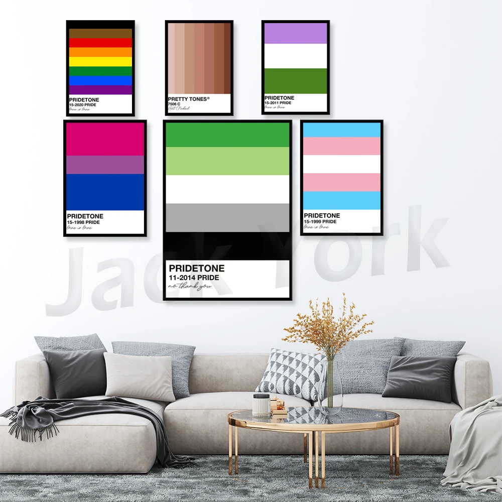 Принт медведя гордости | Постер CLIPARTO ЛГБТ Настенное искусство с принтом Гей