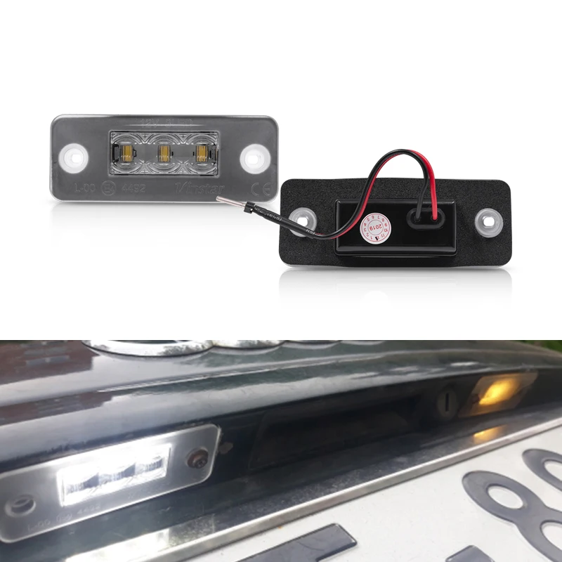 Для Audi A8 D3 2002 2010 без ошибок белый SMD светодиодные номерные знаки ЗАМЕНИТЬ OEM 4E0943021