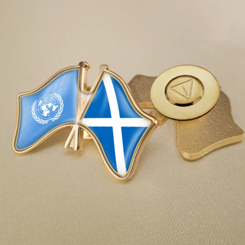 Шотландийская брошь в виде двух соединенных элементов | Украшения и аксессуары