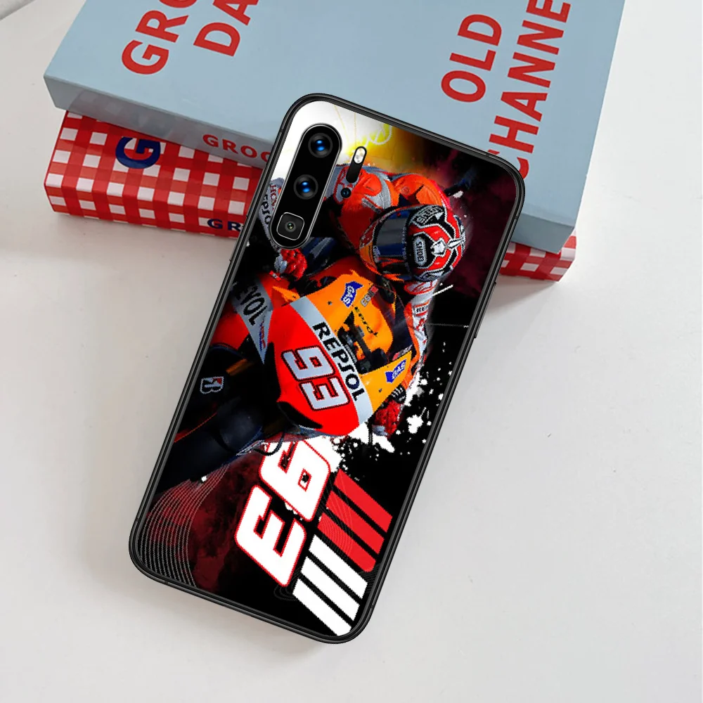 

Marc Marquez i Alenta 93 Motorcycle Phone Case For Huawei P Mate Smart 10 20 30 40 Lite Z 2019 Pro black Prime Painting Hoesjes