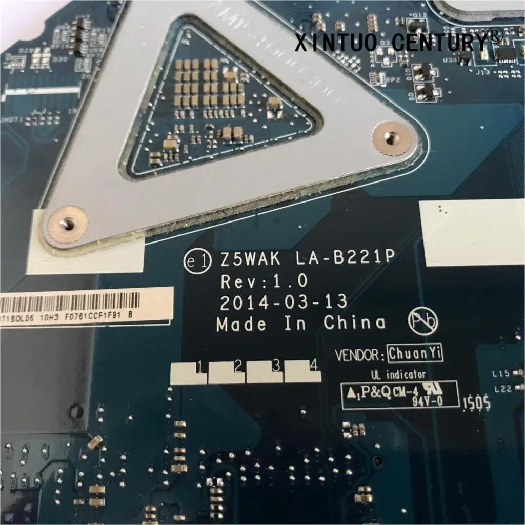 

NBMLE11001 For Acer Aspire E5-551G Laptop motherboard Z5WAK LA-B221P NB.MLE11.003 W/ A10-7300 R7 M265 GPU 100% tested working