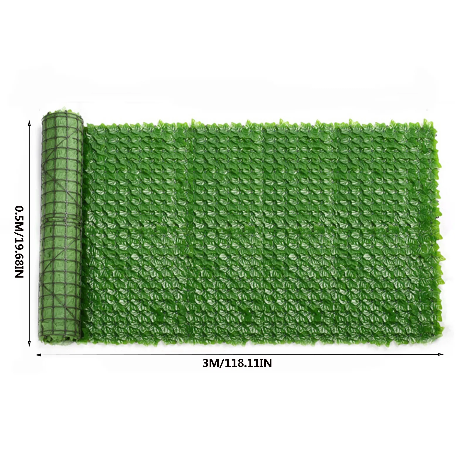 

Artificial Hedges Faux Ivy Leaves Fence 39.3-118inch Artificial Faux Ivy Fence Leaf Decoration for Outdoor Decor Garden
