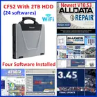 Диагностический ноутбук 2021 P.anasonic Toughbook CF52 с 24 программными обеспечениями на ТБ hdd alldata,mit .. ll,Auto  data 3,45 ATSG