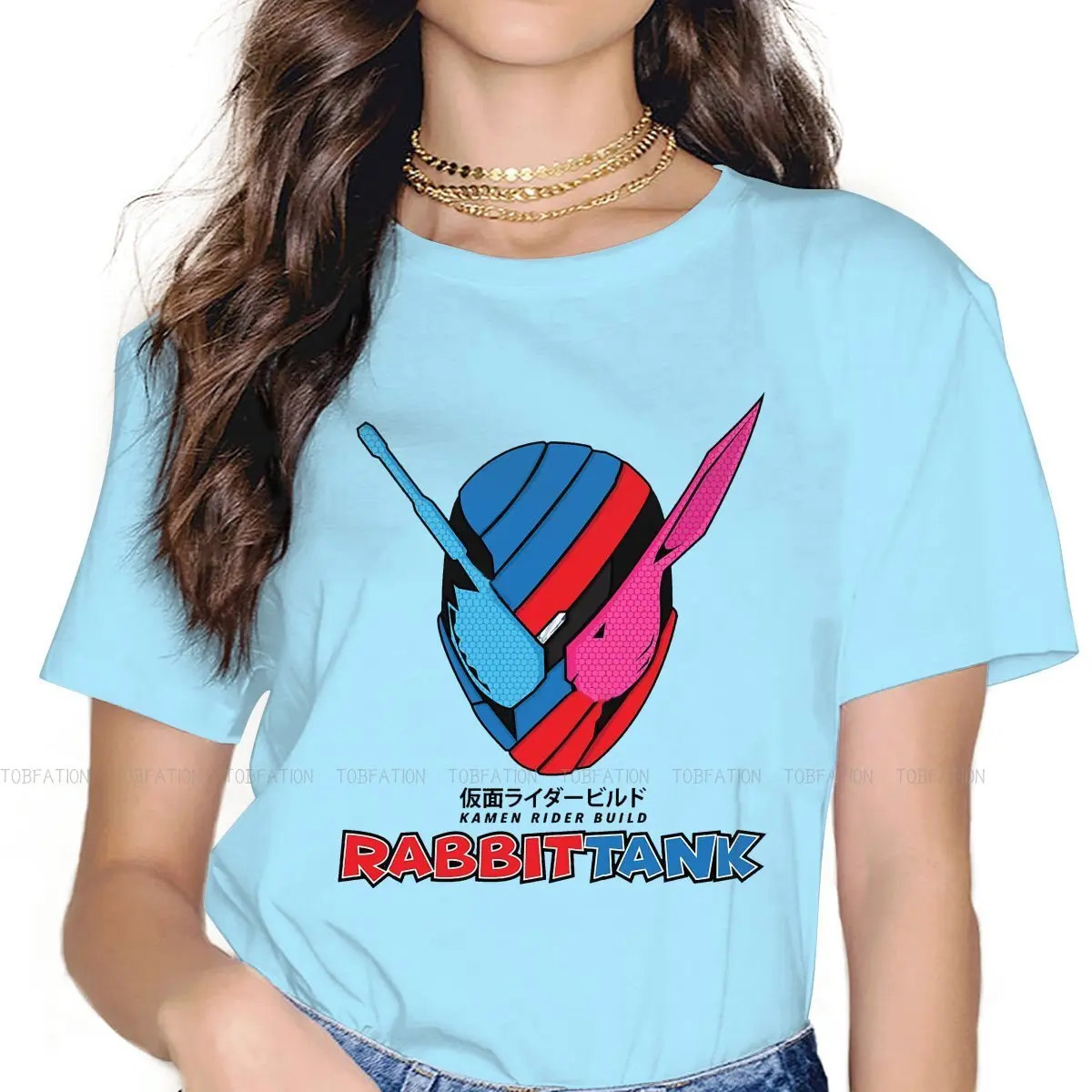 

RabbitTank Special TShirt for Girl Kamen Rider Build Japanese Build Driver Comfortable 4XL T Shirt Stuff Hot Sale