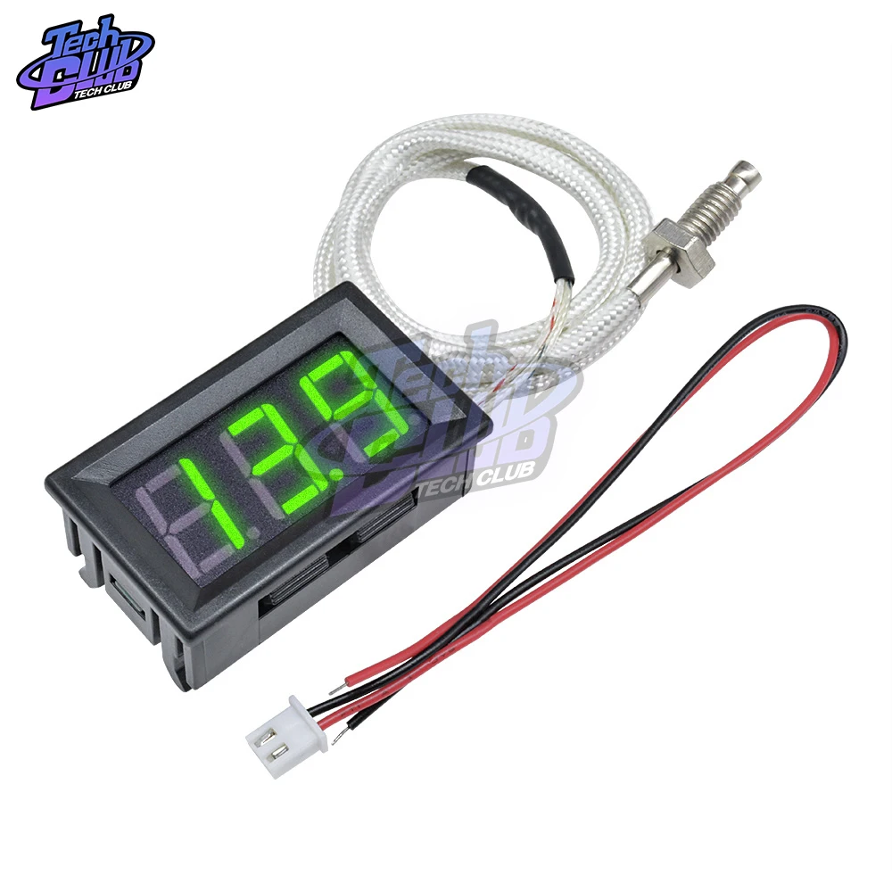 Цифровой термометр K Type с цифровым дисплеем измеритель температуры резьбой