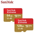 Sandisk карта памяти Micro SD, Класс A2, A1, V30, U3, 256 ГБ, 128 ГБ