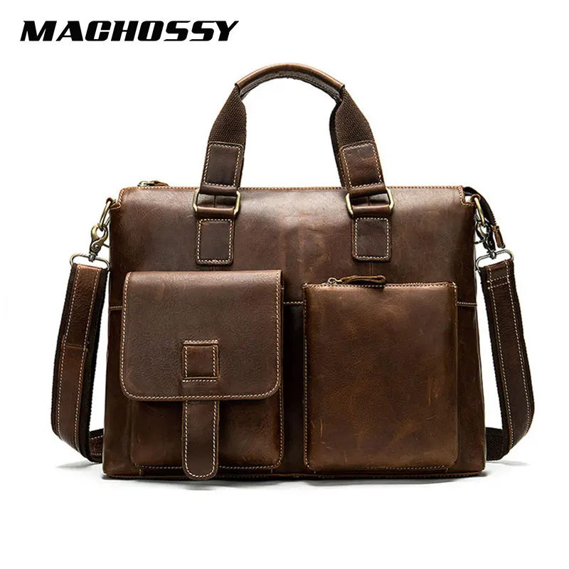 Мужские сумки Vintave мужские через плечо из натуральной кожи мужской кожаный