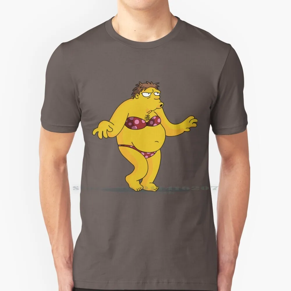 

Barney Dancing T Shirt 100% Pure Cotton Barney Homer Moe Tavern Fun Parody Cartoon Vintage 90s Dance Marge Bart