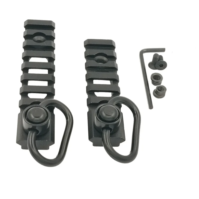 Алюминий 8 слотов прицела область адаптера рельсы крепления Пикатинни Вивер