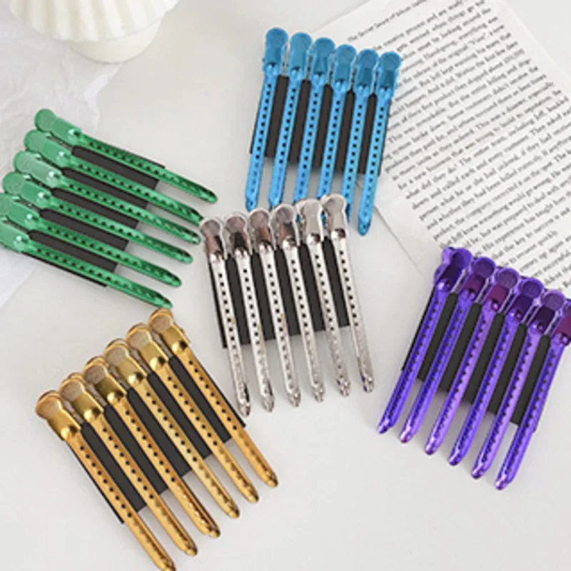 

Xwen 6 Pieces/set New Women Same Style Colorful Hair Root Fluffy Clip Traceless Headdress Female Hairpin Hair Artifact OH2038