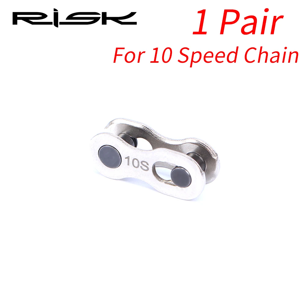 10 Speed 1 Pair Риска 6/7/8/9/10/11 Скорость велосипедной цепи быстрого диагностического разъёма замок комплект MTB дорожный велосипед Мощность цепи быстросъемная пряжка - Цвет: 10 Speed 1 Pair