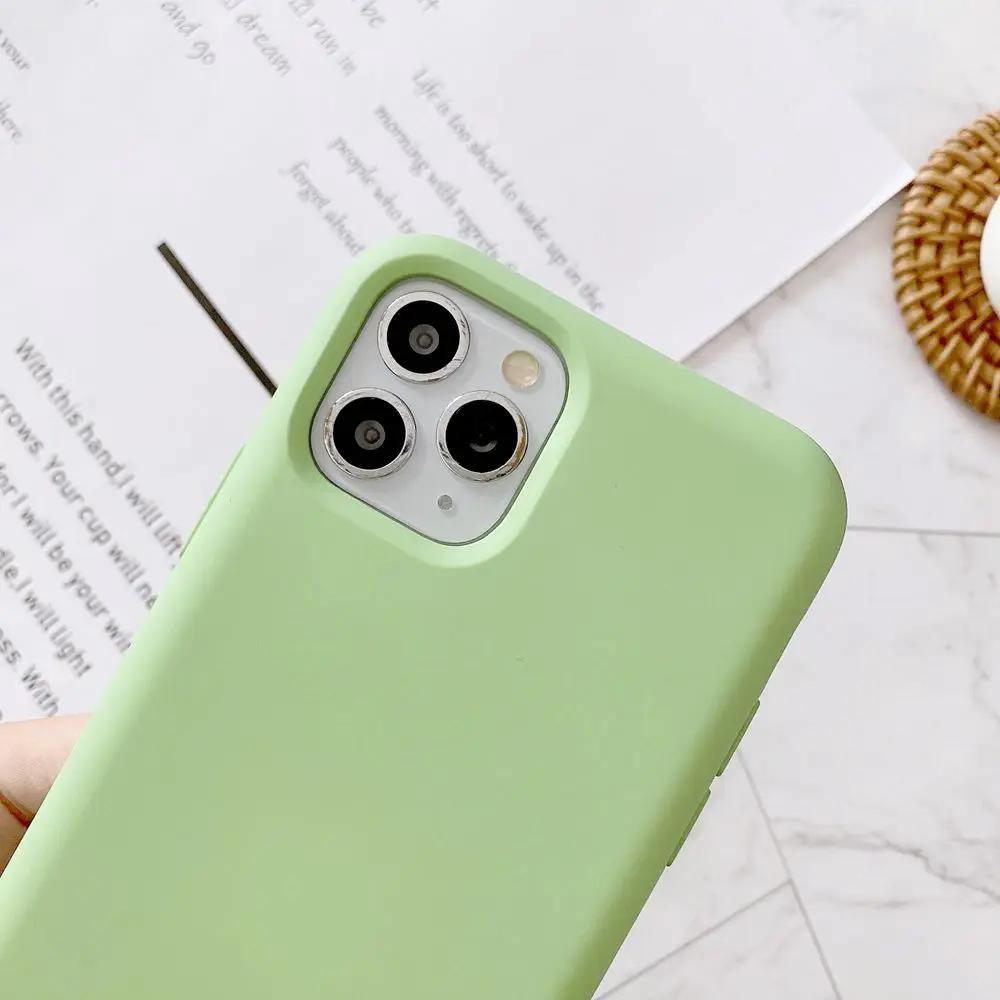

Strap Thicken Silicone Case For iPhone 12 Mini Pro Max Case Necklace Soft Cover For iPhone 12Pro 12Mini iPhone12 Case