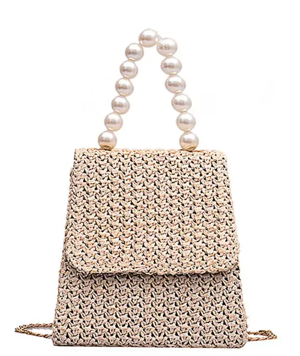 Style 4 Beige Модные женские сумки через плечо с жемчугом, милые водонепроницаемые сумки через плечо - Цвет: Style 4 Beige