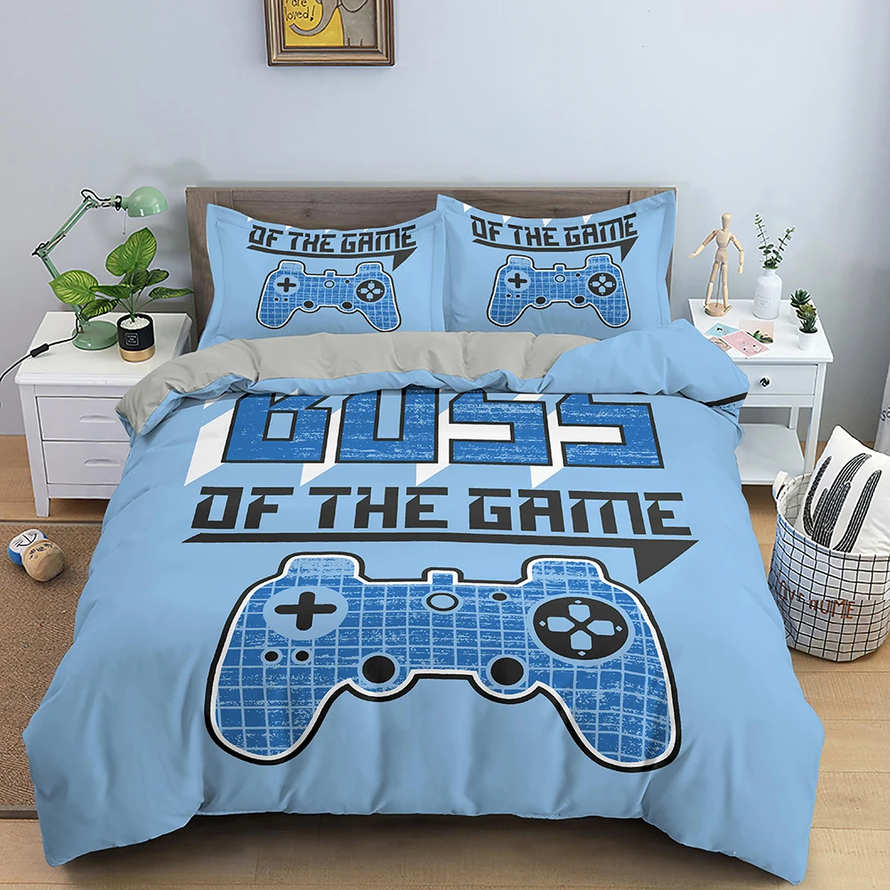 

3D Bedding Set Cover Set Game Print Duvet Quilt Bed Linen Linens Duvet Cover Single Double Twin Full Queen King Size Bed Linen