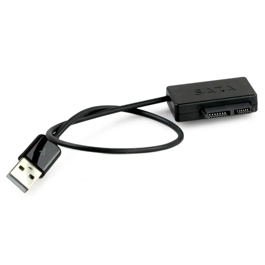Кабель Sata для ноутбука адаптер SATA к USB 6P + 7P 2 0 кабель Cd rom 13 контактный