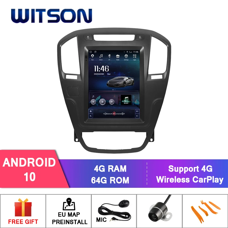 WITSON Android 11 For OPEL INSIGNIA 2008-2011  VERISON 4GB 64GB Car Radio Multimedia Video Player Navigation GPS Android