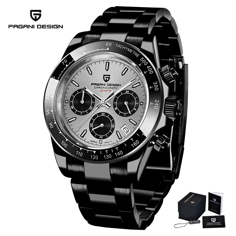 

Pagani Design Top Brand Men's Sports Quartz Watch Luxury Men Waterproof Watch Men's Stainless Steel Automatic Watch Reloj Hombre