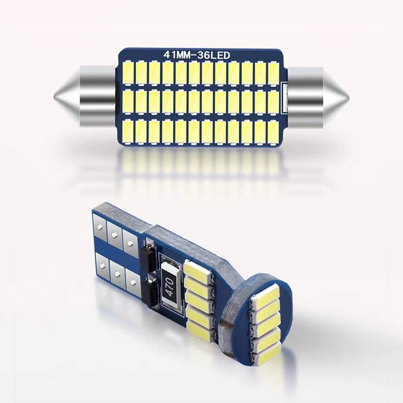 C5W C10W Светодиодная лампа 31 мм 36 39 41 гирлянда светодиодная T10 w5w BA9S Лампа для салона